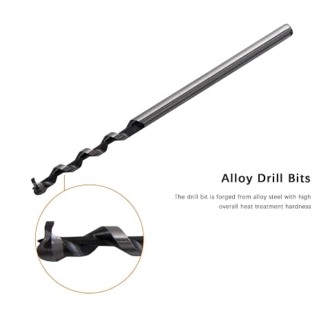 Woodworker 1/2 Inch Mortise Chisel & Bit Set, Square Hole Drill Bits Mortising Chisel Set