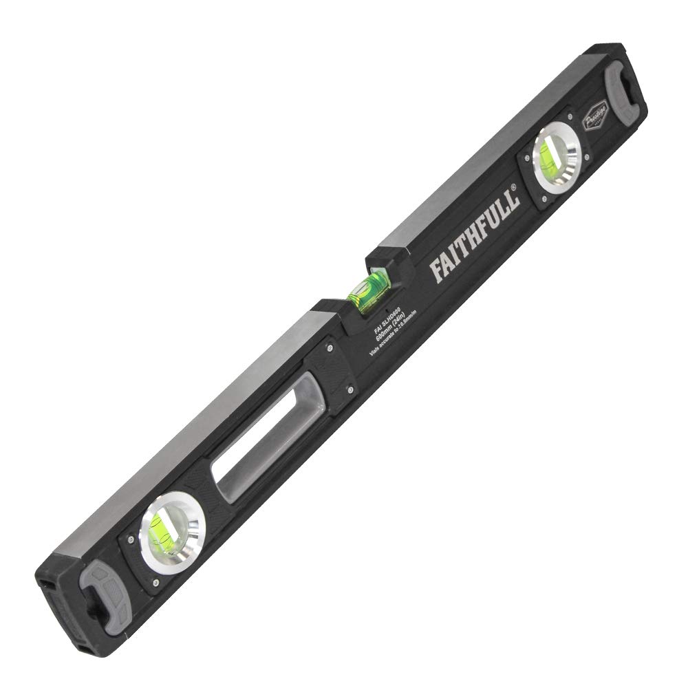 Faithfull FAISLHD600 Niveau à bulle professionnel en aluminium 600 mm