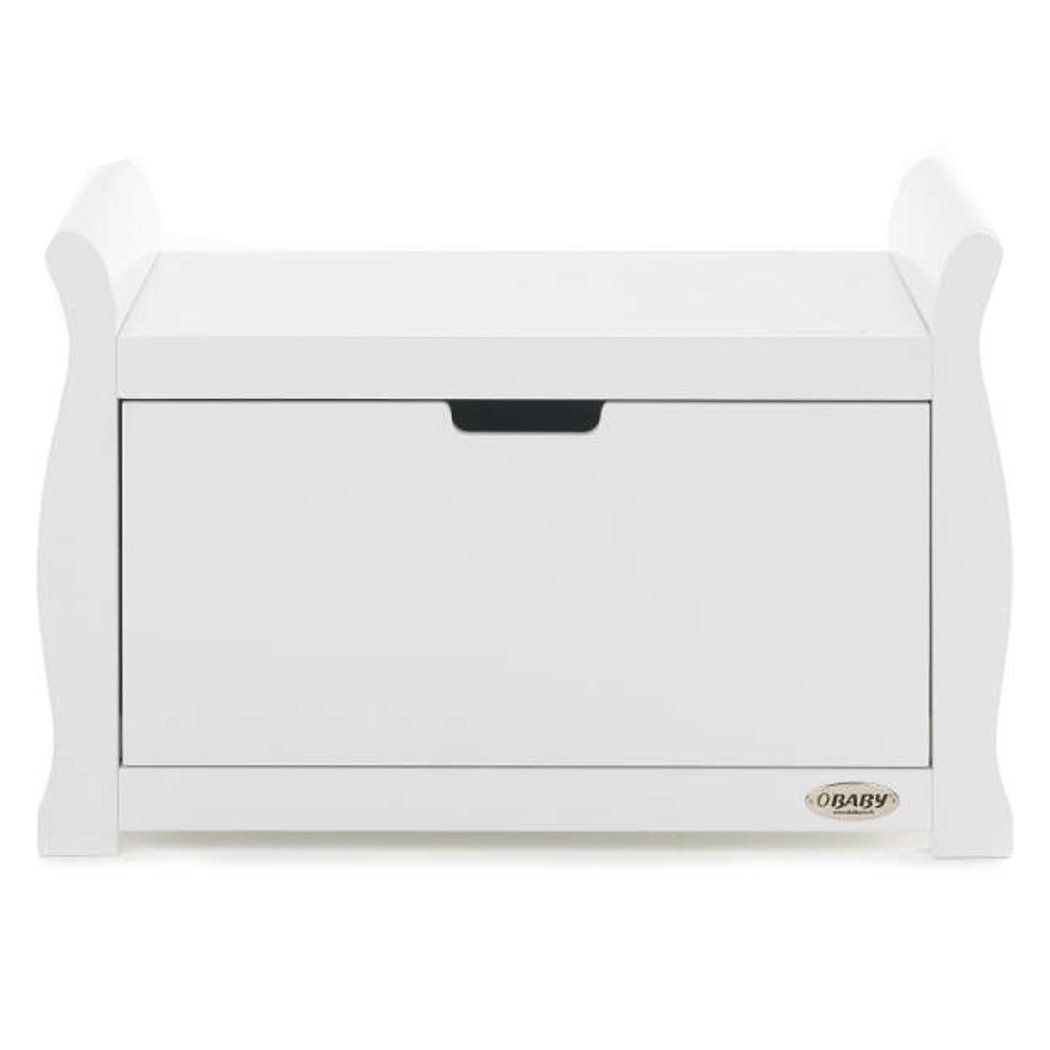 Obaby Stamford Sleigh Toy Box - White
