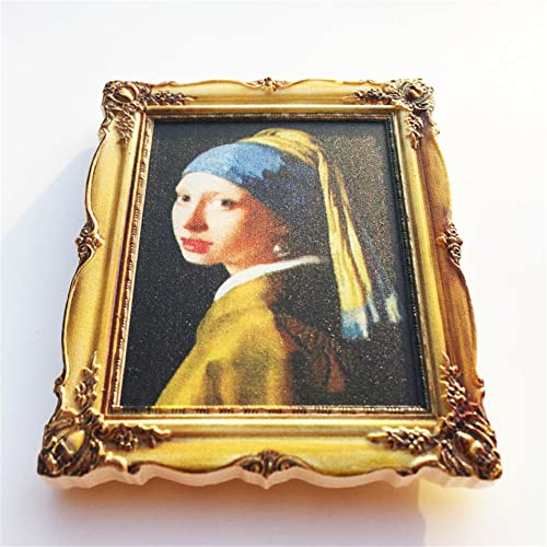 3D The Girl With The Pearl Jan Vermeer Famous Paintings Fridge Magnet Netherlands Souvenir Magnetic Sticker Craft #TOP1