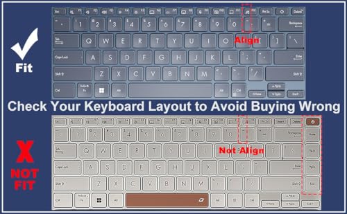 Protector de Teclado para ASUS ZenBook 14 TPU miniatura 2