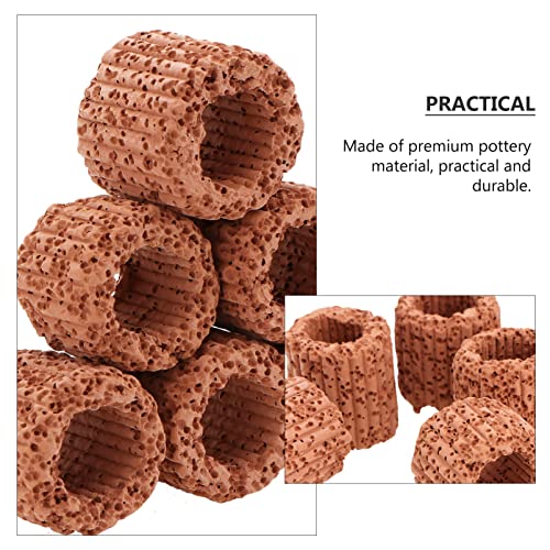 VILLCASE Aquatic Water Plant Fixed Ring, Fish Tank Plants Holder Aquarium Plant Pot Fixed Holder, Aquarium Plant Weights Anti-Floating Accessories for Aquarium Fish Tank, 20pcs - Image 4