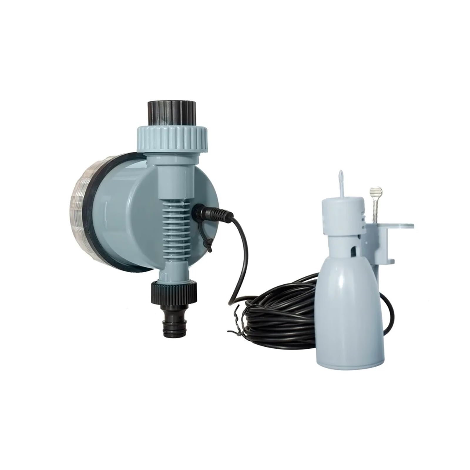 NURII Temporizzatore Automatico for irrigazione con valvola a Sfera da Giardino, Controller for irrigazione con Timer for irrigazione Impermeabile Domestico 21026A e sensore Pioggia