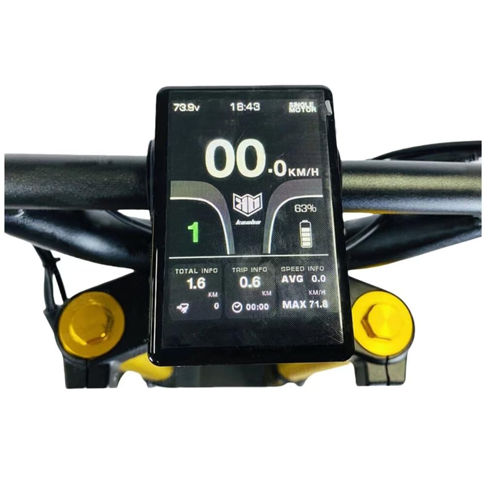 Écran TFT 3,5" pour scooter électrique Kaabo compatible avec Wolf, Mantis King, Warrior X/XGT, GTR (Wolf GT TFT)