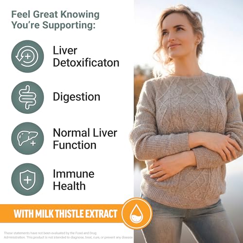 Image of Force Factor Liver Detox, Liver Cleanse Detox & Repair Supplement, with Milk Thistle, Turmeric & Ginger to Support Digestion & Immune Health, Citrus Punch, 60 Soft Chews