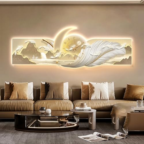 Tqertrtfxa Arte Mural LED 3D con Enchufe