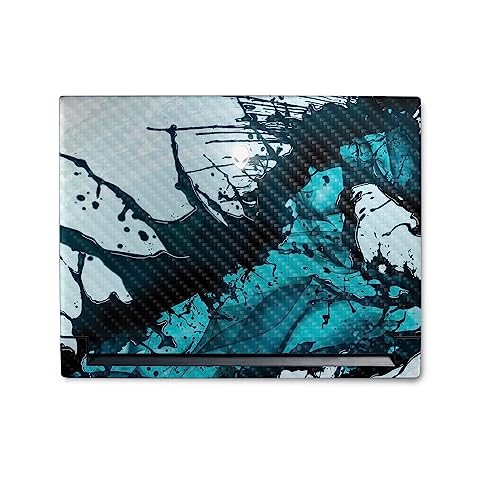 Image of MightySkins Carbon Fiber Skin Compatible with Alienware M18 R1 (2023) Full Wrap Kit - Wild Splash | Protective, Durable Textured Carbon Fiber Finish | Easy to Apply & Change Styles | Made in The USA