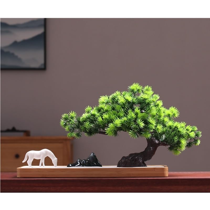 Pino zen artificial decorativo para sala de estar y mueble de salon 6
