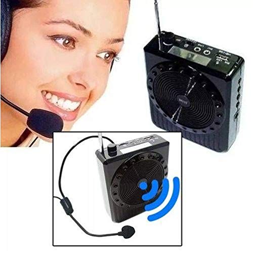 Microfone Com Caixa Amplificadora Para Professor Aula Palestra