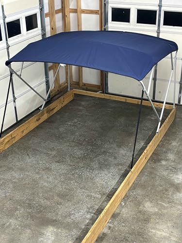 Cypress Rowe Navy Bimini Top with Storage Boot
