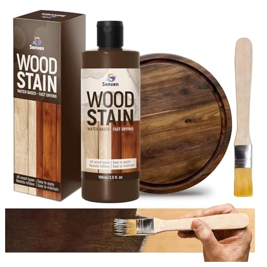 Wood Stain, Walnut Wood Stain, 100ml Woods-Stain for Woods, Furniture, Cabinet, Fast Drying Woods-Stain, Non-Toxic Wood-Stains, Water Based & Low Odor Wood-Stains, Indoor & Outdoor Woods Stains