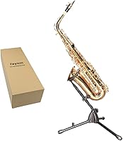 Vista 5 de Rayzm Soporte para saxofón alto/tenor con soporte desmontable para flauta/clarinete, soporte portátil ajustable para saxofón alto, saxofón tenor