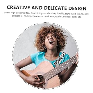 FAVOMOTO 1 PC Bracelet Imprimé Guitare Garniture Bracelets De Montre En Cuir Décor Noir Et Sangle De Guitare Basse Support De Guitare Bandoulière De Guitare Imprimé Sangle En - Les Beatles, Paul McCartney, John Lennon, RIngo Starr, George Harrison FAVOMOTO 1 PC Bracelet Imprimé Guitare Garniture Bracelets De Montre En Cuir Décor Noir Et Sangle De Guitare Basse Support De Guitare Bandoulière De Guitare Imprimé Sangle En – Image 5