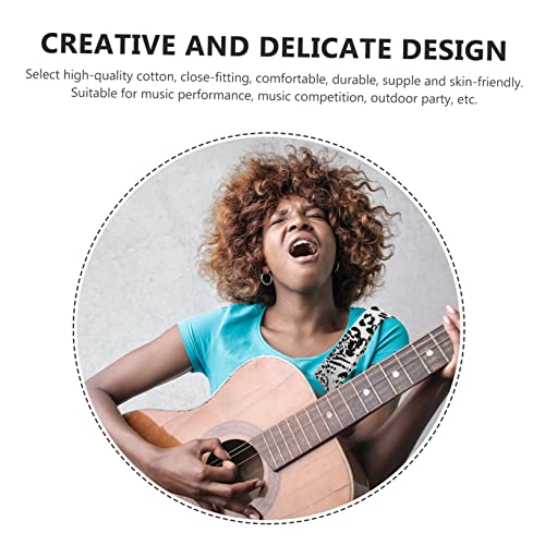 FAVOMOTO 1 PC Bracelet Imprimé Guitare Garniture Bracelets De Montre En Cuir Décor Noir Et Sangle De Guitare Basse Support De Guitare Bandoulière De Guitare Imprimé Sangle En - Les Beatles, Paul McCartney, John Lennon, RIngo Starr, George Harrison FAVOMOTO 1 PC Bracelet Imprimé Guitare Garniture Bracelets De Montre En Cuir Décor Noir Et Sangle De Guitare Basse Support De Guitare Bandoulière De Guitare Imprimé Sangle En – Image 6