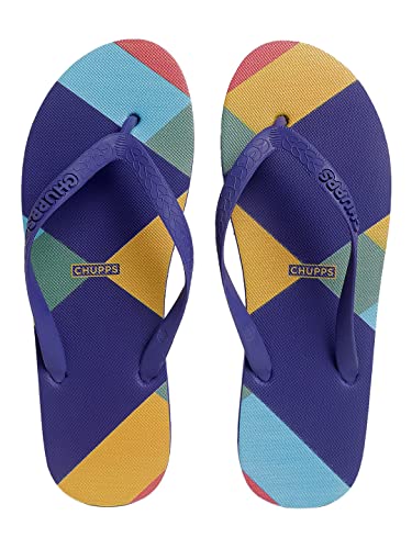 Image of CHUPPS Patang Multi Drift Orthopedic Slippers | Soft Footpharma Footbed | Breathable Ventilation Holes | Lightweight Flip Flops | Anti-Skid Chappals for Everyday For Unisex