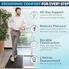 ComfiLife Anti Fatigue Floor Mat – 3/4 Inch Thick Kitchen Mats for Floor, Standing Desk Mat, Kitchen Rug – Comfort at Home, Office – Durable – Stain Resistant – Non-Slip Bottom (20" x 32", Charcoal) #2