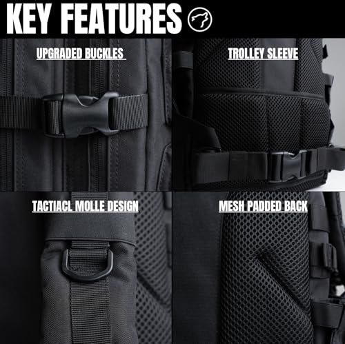 WOLFpak 45L Backpack (Leopard) Camping, Hiking, Gym Backpack2