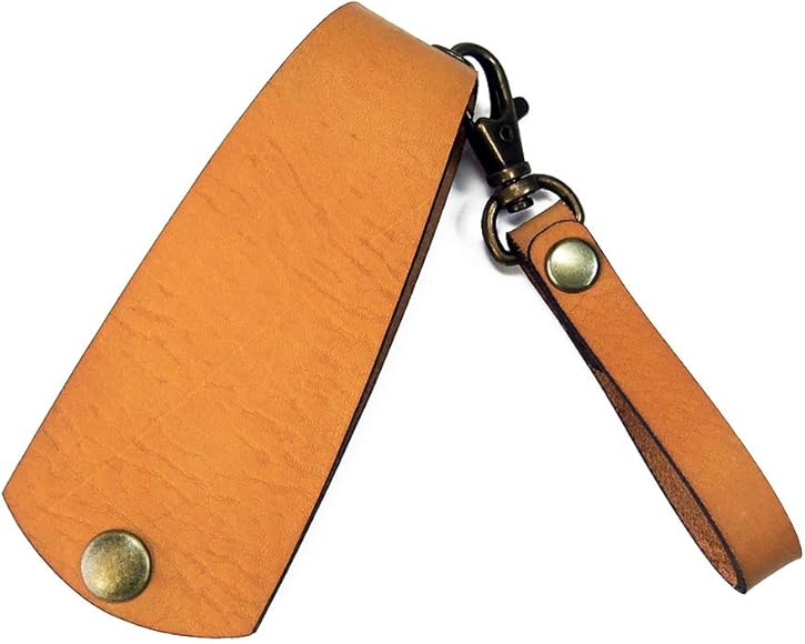 [ミリュ] 本革 マフラーホルダー シンプルデザイン （イタリアンレザー／姫路レザー）