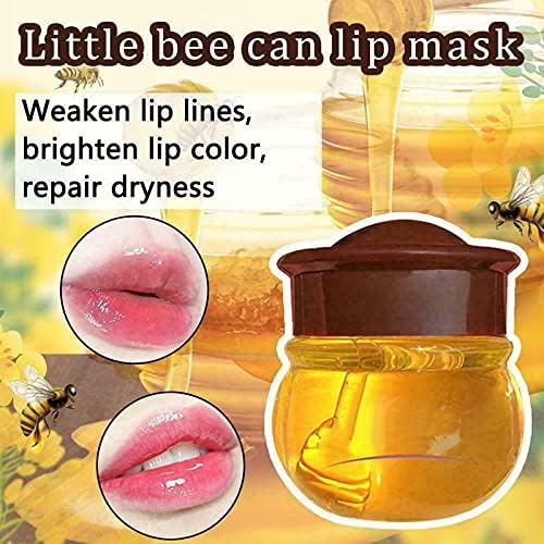 Lip mask,Honey Lip Mask,Propolis Moisturizing Honey Lips Mask Lip Balm Nourishing Anti Care Lip, Restore, Hydrate & Plump Dry, Chapped Lips for women (1pcs, Style 1)