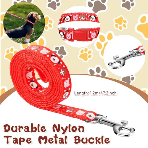 Amylove AMYLOVE-6A-Q 48 Pcs Dog Collar And Leash Set, Polypropylene Adjustable Puppy Collars thumb #5