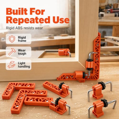 Image of 8 /12 Pack Corner Clamp Set for Woodworking，8 Pack (4 inch & 3 inch)