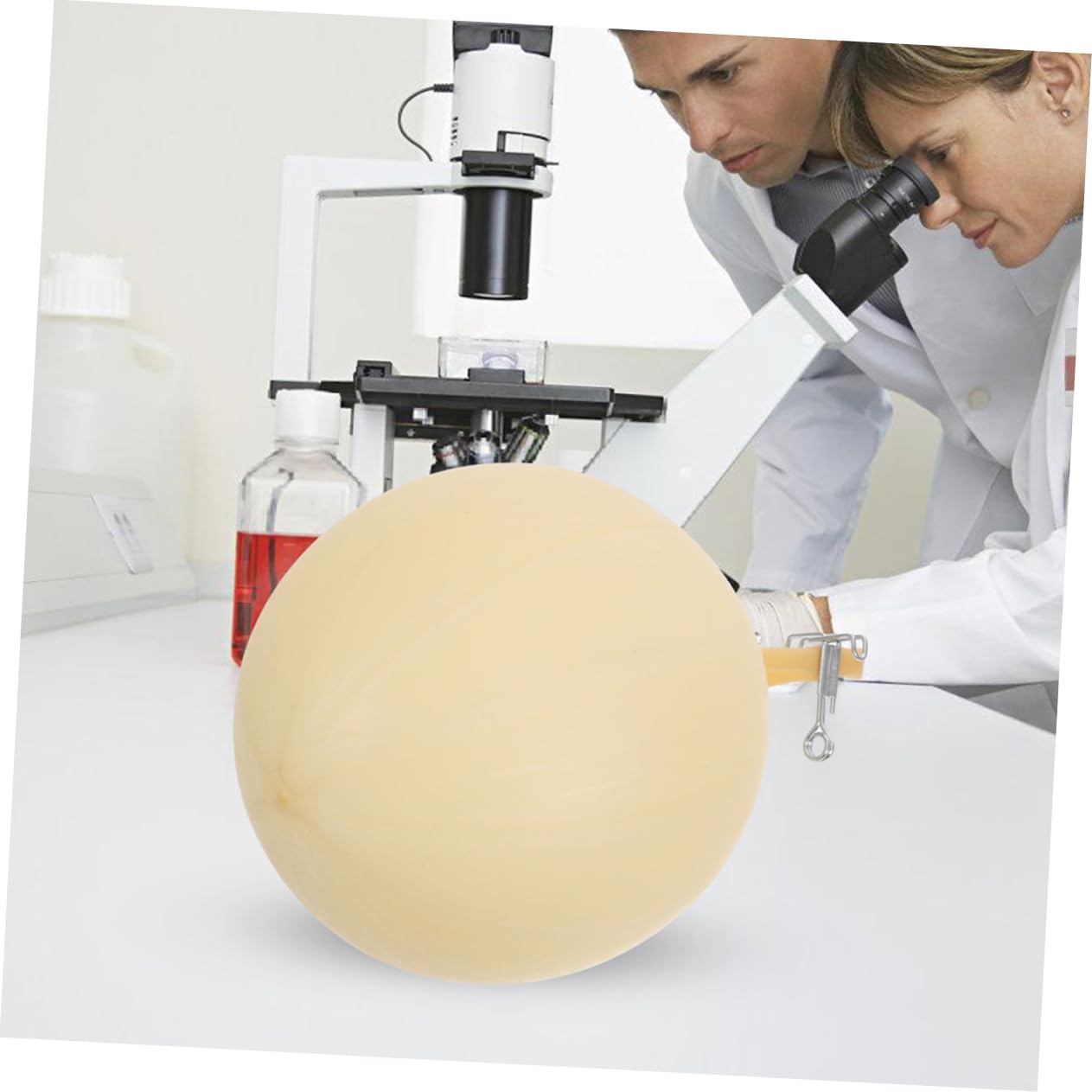 MAGICLULU Lot De 4 Vessies Gonflables En Latex Pour Échantillonnage De Gaz, Collecteur De Prélèvement En Laboratoire, Outil Professionnel Polyvalent Pour Analyse Industrielle Et Environnementale