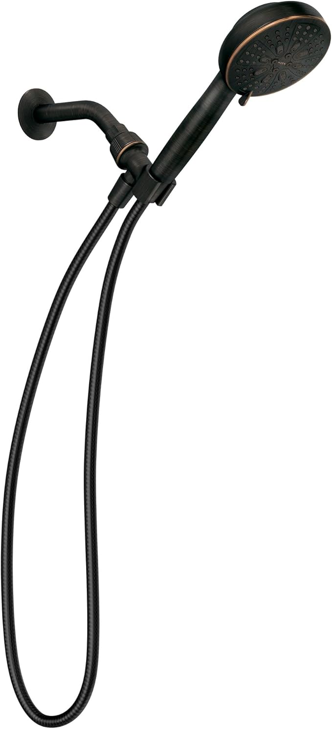 Regadera de Mano Moen Hydro Energetix Bronce Mediterráneo Alta Presión miniatura 3