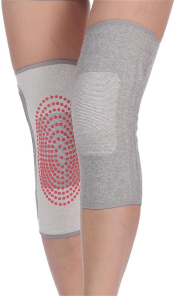 Warm Knit Knee Pads Heating Cold Leg Cover Sports Men's Protection Gear