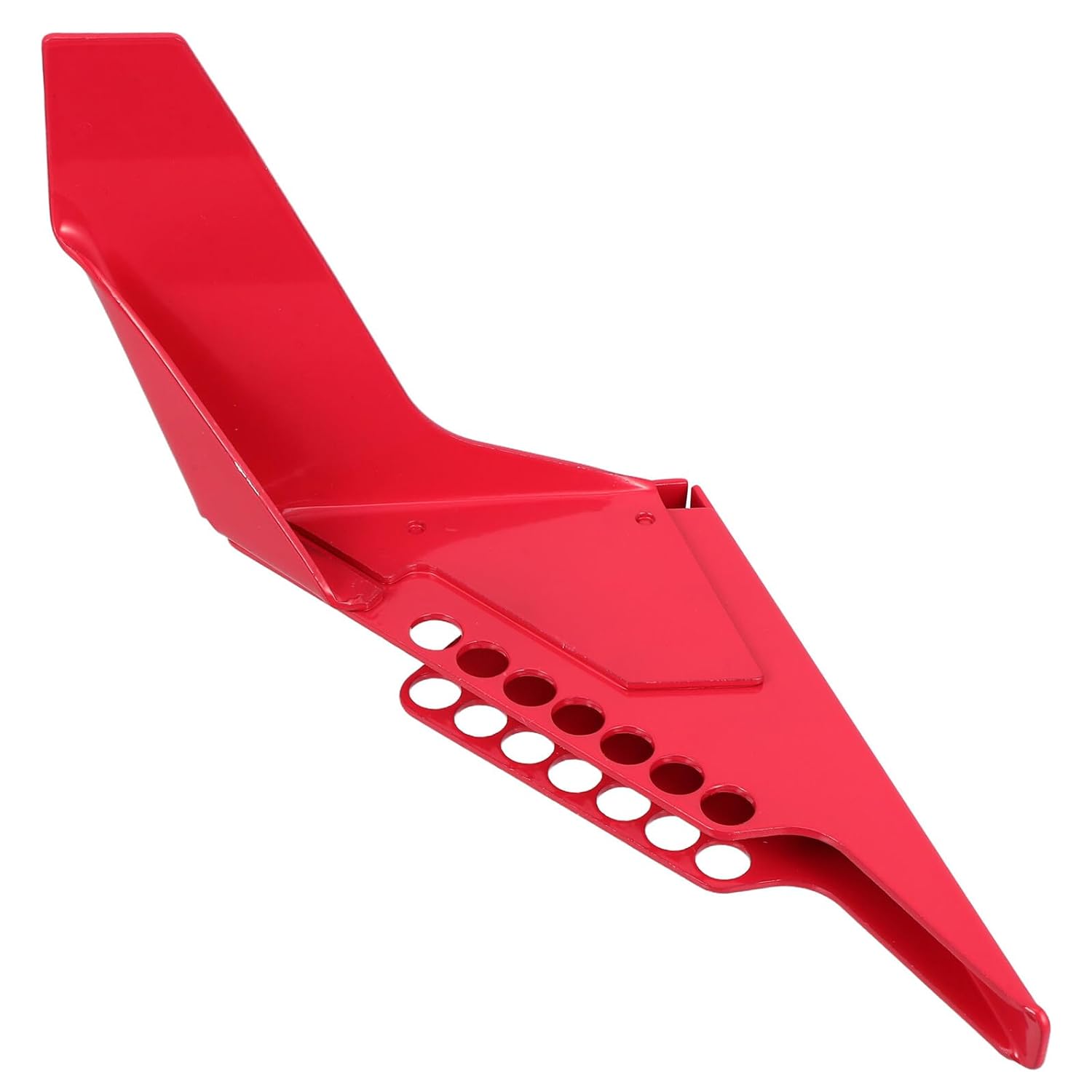 PRETYZOOM Ball Valve Lockout Device Hardened Steel Plate, Lockable Water Shut Off Valve Handle, Portable Safety Lock for Industrial Pipeline Control, Red, Suitable for Outdoor Water Supply