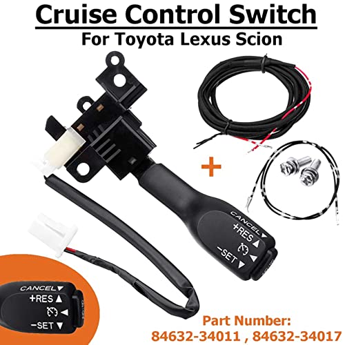 Interrupteur de commande de voiture avec harnais 5X pour 84632-34011 de régulateur