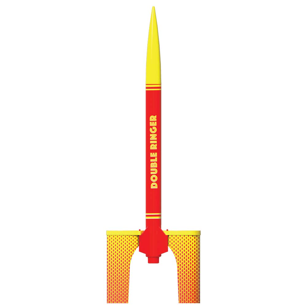 Estes Double Ringer Flying Model Rocket Kit | Easy to Build Beginner Rocket | Fun Educational Activity | Cool Science for Kids - Image 2