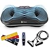 Lifepro Waver Vibration Plate Exercise Machine – High-Intensity Vibration for Muscle Activation, Full-Body Workout Vibrating Platform with Loop Bands, Fitness Equipment for Strength Toning & Fat Loss