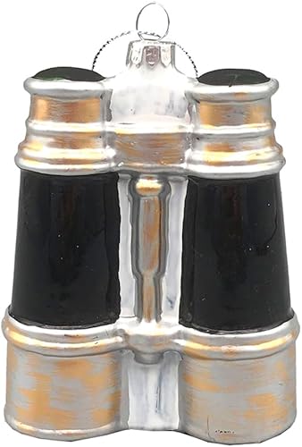 Miniatura 1 de The Bridge Collection Adorno de binoculares – Adorno de árbol de Navidad de playa para decoración costera – Vida de caza, Navidad en la playa,