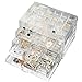 Acrylic Jewelry Box With 5 Drawers Clear Earring Storage Organizer Display Case Earring Organizer Box with Compartment Tray Transparent Jewelry Holder Organizer for Earrings Necklace Rings Bracelet