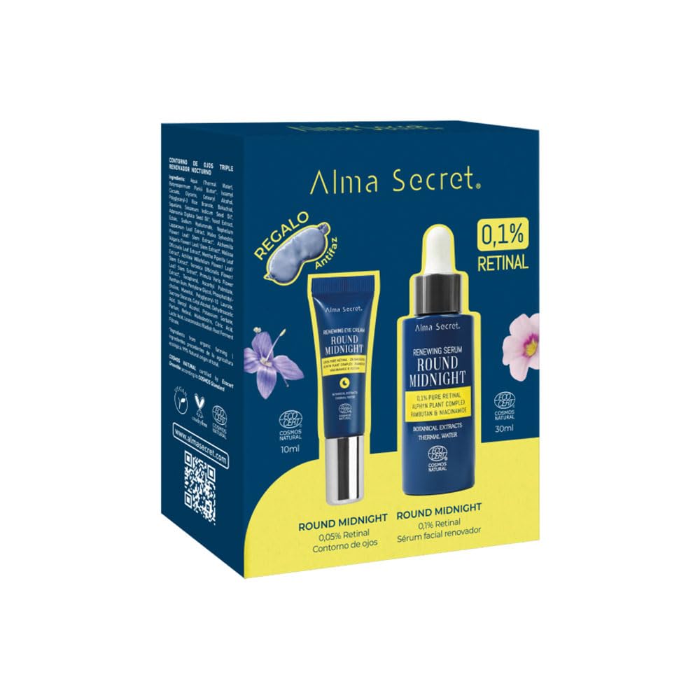 Round Midnight Case 3 Pieces, 40 ml (Pack of 1)