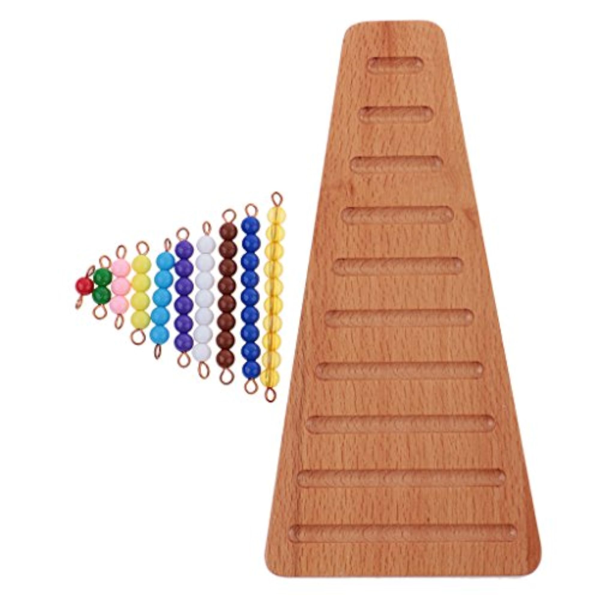Wood Montessori Math Learning Material for Kids