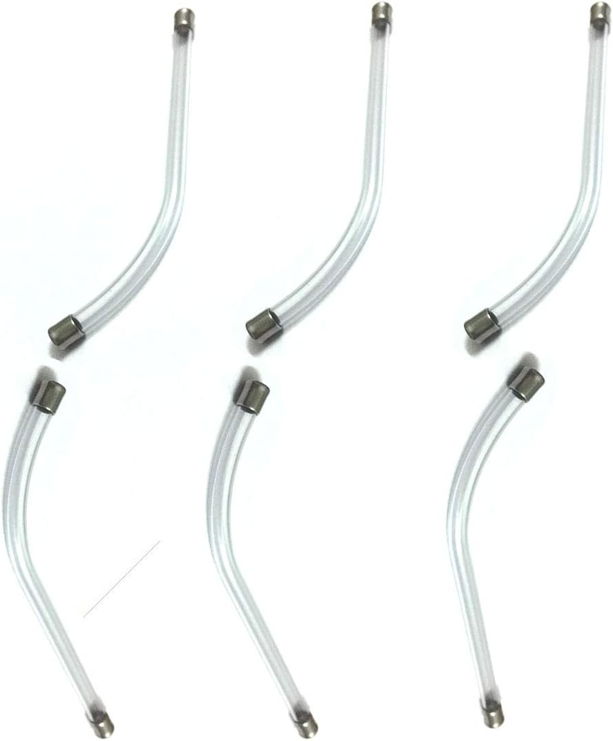 EZ FIT Clear Voice Tube Replacement for Encore,Tristar and SupraPlus,Intended for Plantronics Headsets Replacement Accessory Spare Parts VOICETUBES Clear