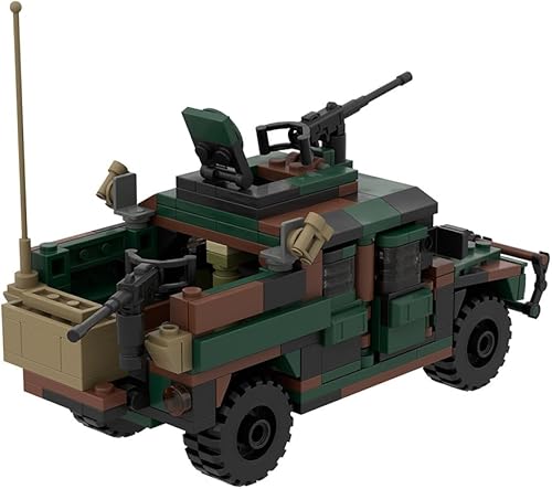 Vista 8 de Technic M997 - Kit de construcción de vehículos de ambulancia, serie blindada militar (375 piezas)