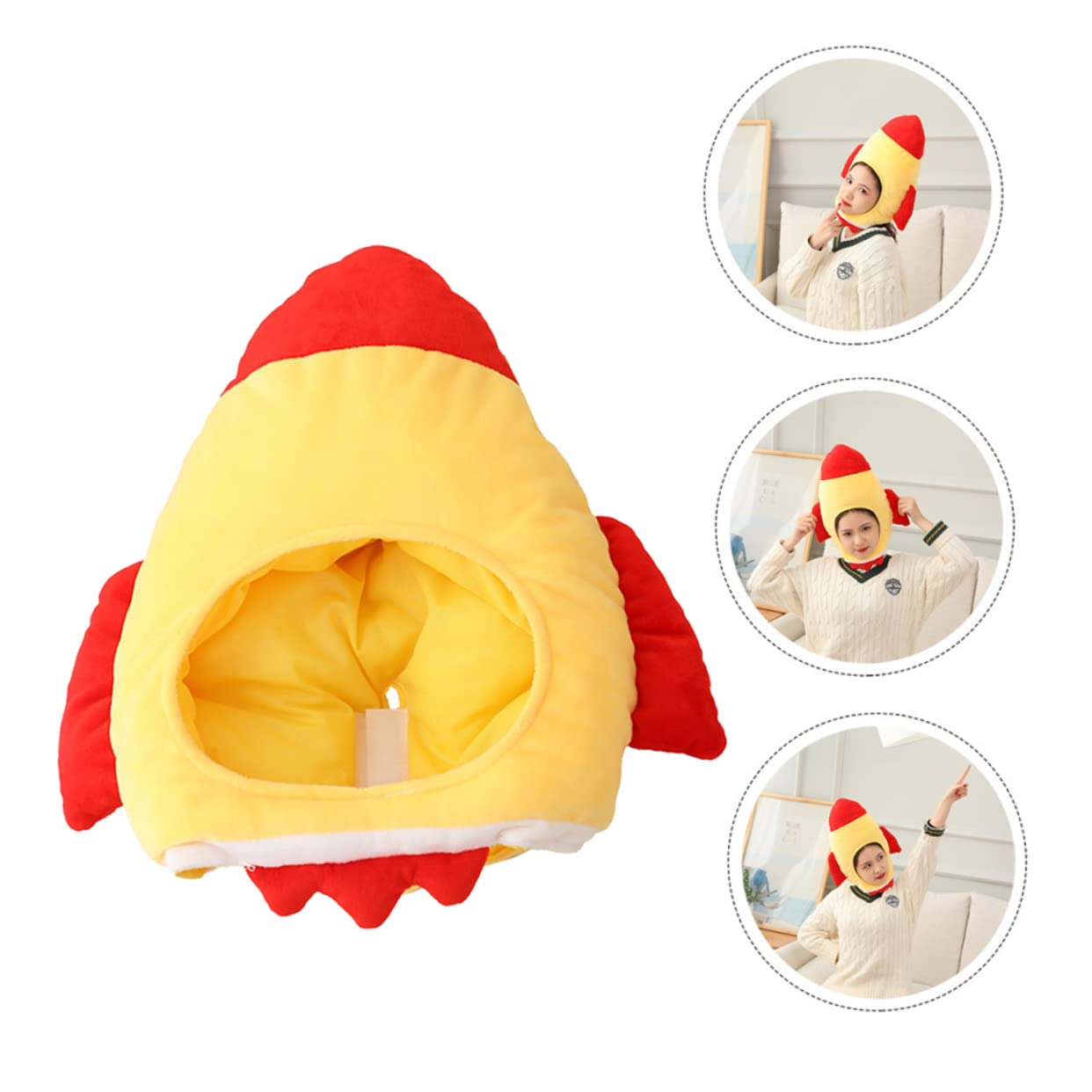 SOIMISS 2pezzi Cappello Decorativo Per Feste Accessorio Divertente Per Costumi e Foto Giallo