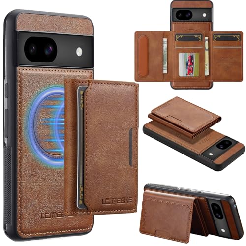 Étui de téléphone Google Pixel 8A pour voyager léger avec porte-cartes