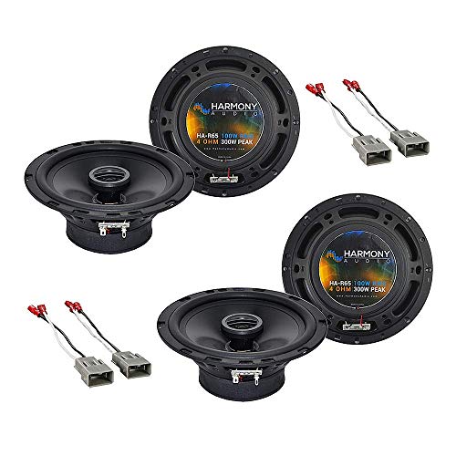 Harmony Audio HA-R65 Compatible with Honda Element 2003-2011 Factory Speaker Replacement Package