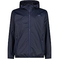 CMP - Giacca da Uomo con Cappuccio Antipioggia, B.Blue-Bluish