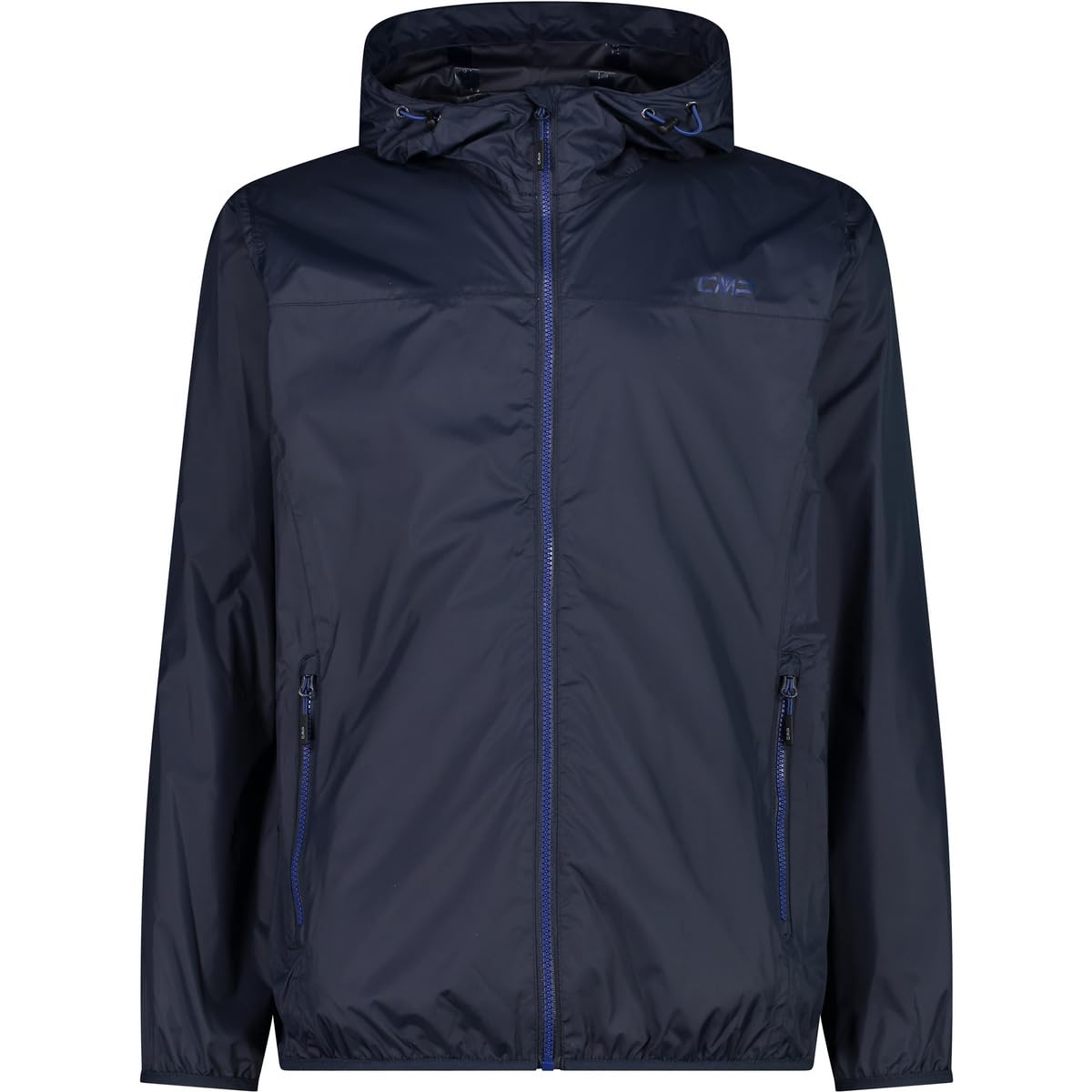 CMP - Regenjacke für Herren mit Kapuze, B. Blau-Bläulich, 48