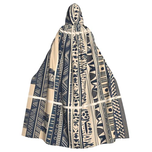 Cape à capuche africaine pour festivals et soirées thématiques adultes
