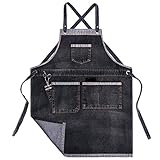 [Multifuncional] Muy adecuado para uso profesional y comercial, delantales de cocina, delantales de barbacoa, delantales de servidor, delantales de barista, delantales de artista, etc.