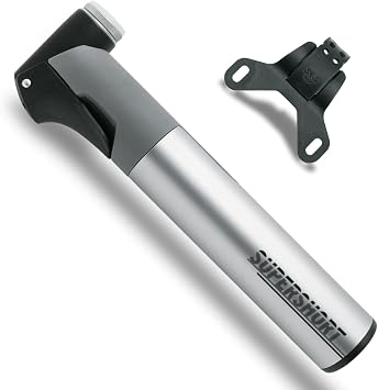 SKS Supershort Bicycle Mini Pump/Air Pump with Telescopic Function Aluminium