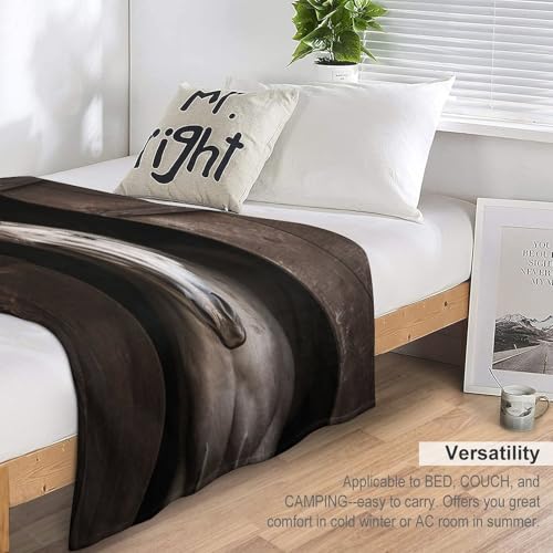 Couverture cheval en polaire de flannel de lit 140x180 cm - 7