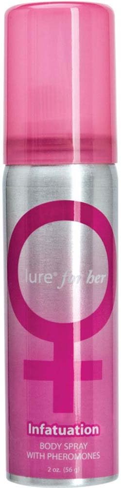 Lure for Her Infatuation Body Spray with Pheromones, 2 Fluid Ounce (59 ml) Spray Can