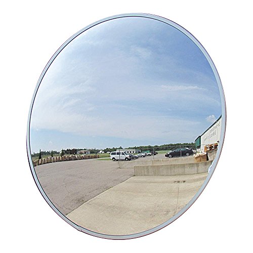 See All SSO20 Circular Stainless Steel Outdoor Convex Security Mirror with Back, 20" Diameter (Pack of 1)