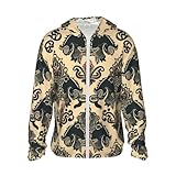Occasion en plein air : notre veste d'entraînement est légère et confortable, sans être trop serrée. Porter cette veste de protection solaire protège efficacement votre peau des coups de soleil, ce qui la rend parfaite pour la randonnée, le yoga, la pêche, la course, le sport, le vélo et diverses activités de plein air.